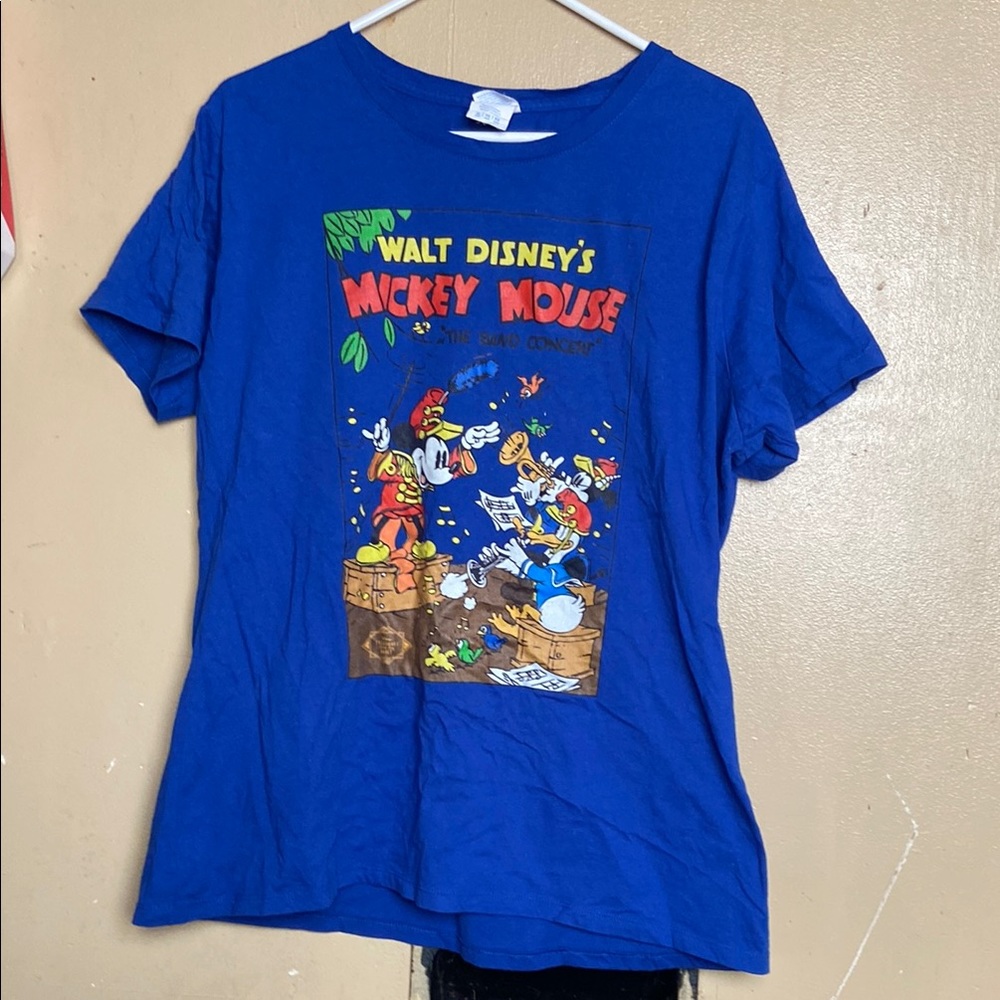 Walt Disney’s Mickey Mouse - The Band Concert Blue Womens Shirt